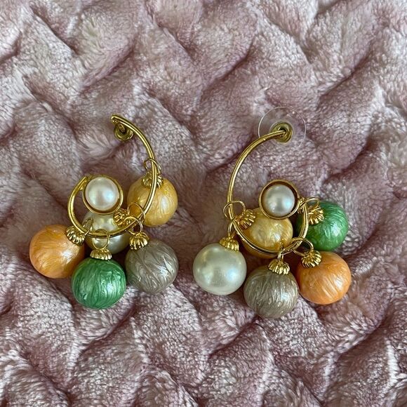 NWT Nordstrom Bansri Gold-Tone Earrings - Picture 3 of 6